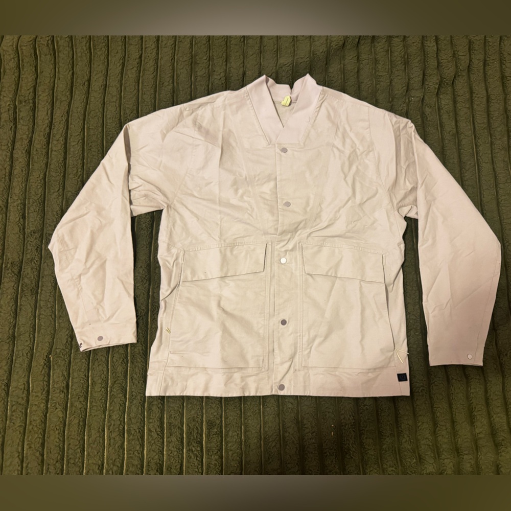 Lululemon Lab Tech Woven Cavas Bomber 2022 Raw Linen